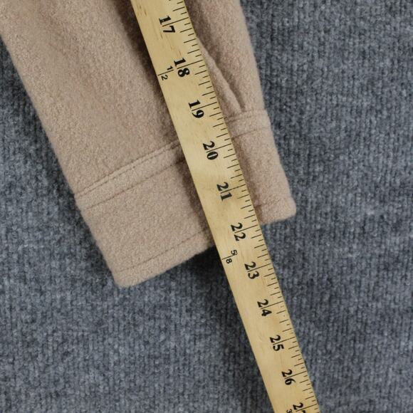 Wilfred Free Jacket Small The Ganna Long Shirt Flax Beige 100% Merino Wool Coat - Picture 14 of 14